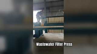 Assista: Prensa de diafragma, prensa de filtro, placa de filtro, prensa de filtro, pano, vitrine de tratamento de águas residuais