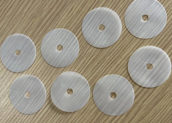 Malha de filtro de poliéster e nylon com alta resistência ao calor e ácido para durabilidade