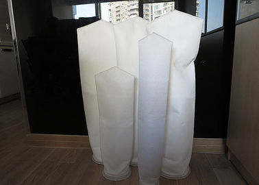 Malha de nylon do mícron/do saco filtro líquido da agulha anel plástico/de aço para a filtragem da água