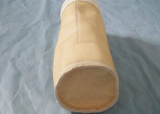 Saco de filtro Nomex com alta relação ar-pano, resistência à abrasão e resistente a altas temperaturas para coleta de pó de forno de cimento