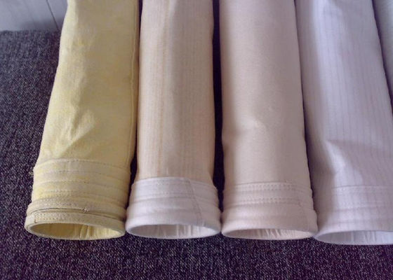 Tecido de filtro FMS de alta durabilidade com revestimento de PTFE e composição de fibras Nomex adequado para a metalurgia e a indústria química