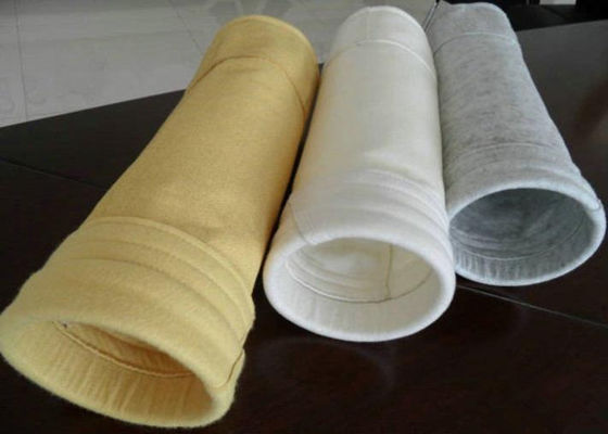 Tecido de filtro FMS de alta durabilidade com revestimento de PTFE e composição de fibras Nomex adequado para a metalurgia e a indústria química