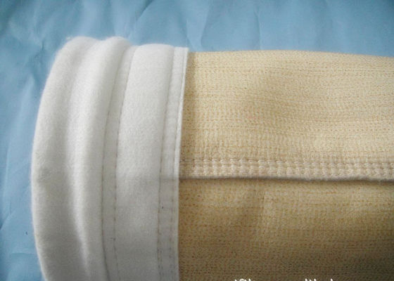 Saco de filtro Nomex com alta relação ar-pano, resistência à abrasão e resistente a altas temperaturas para coleta de pó de forno de cimento